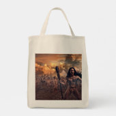 Tote Beutel - Kaihewalu Lua mit Battle Koa Tragetasche (Rückseite)