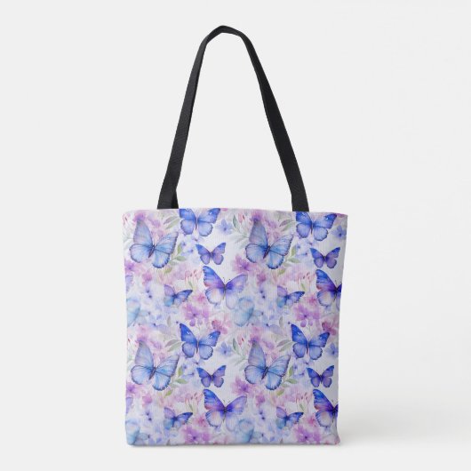 Tote Beutel mit Schmetterlingsdesign Tasche (Rückseite)
