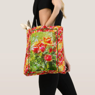 Tote Beutel Orange Rose Tasche