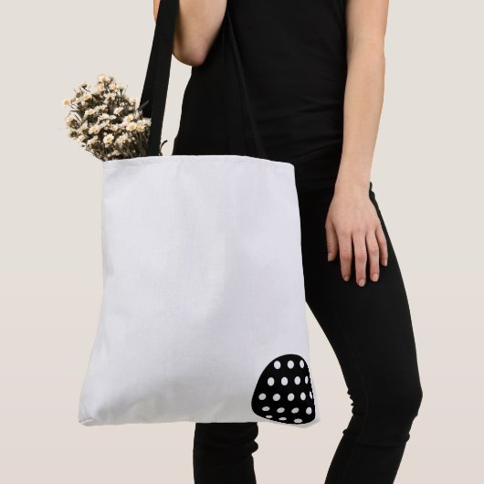 Tote Beutel Schwarz & Weiß Punkte Tasche (Von Nahem)