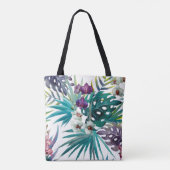 Tote Beutel - Tropischer Orchid Tasche (Rückseite)