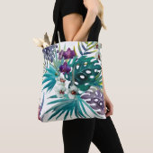 Tote Beutel - Tropischer Orchid Tasche (Von Nahem)