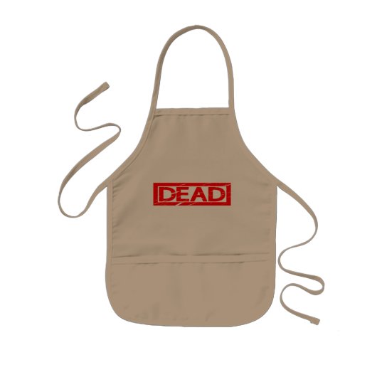 Tote Briefmarke Kinderschürze (Vorne)