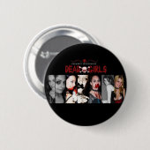 Tote Buttone Mädchen Galllery Billard Button (Vorne & Hinten)