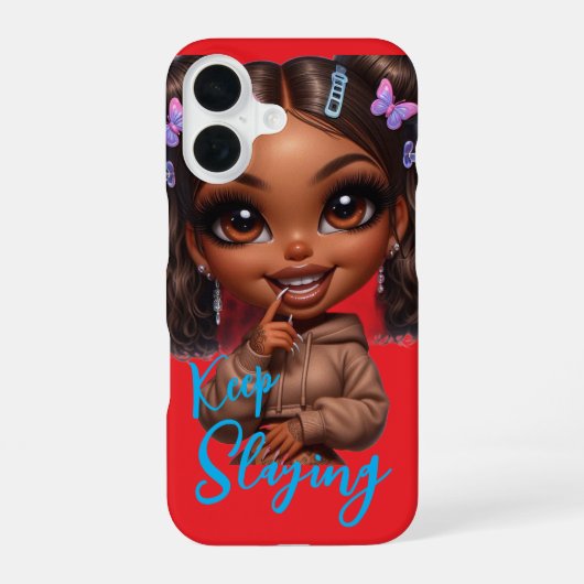 Töte CHIBI DOLL iPhone 16 Hülle (Rückseite)