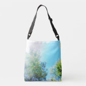 Tote Cross-Over-Tasche Kunst Design Stil Tragetaschen Mit Langen Trägern (Rückseite)
