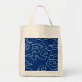 TOTE CUSTOM ANFANGS JAPANESE CLOUD PATTERN TRAGETASCHE (Vorne)