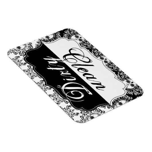 Tote Damaske - Sauberkeit / schmutziges Küchenmagn Magnet (Rechte Seite)