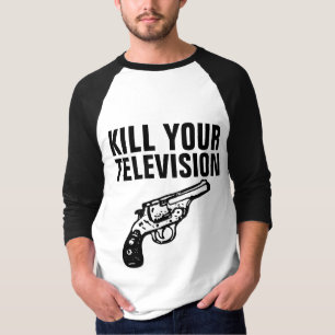 TÖTE DEIN FERNSEHEN Anti-TV T-Shirts