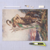 Tote Dichter, die von einem Zentrum getragen werde Seidenpapier (Handwerk)