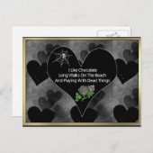 Tote Dinge Postkarte (Vorne/Hinten)