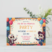 💀 Tote ernsthaft wegen Spaß Einladung (Stehend Vorderseite)