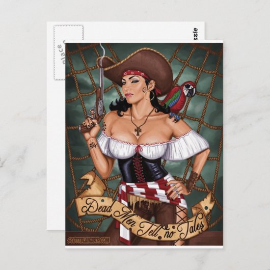 Tote erzählen keine Geschichten Postkarte (Vorne/Hinten)