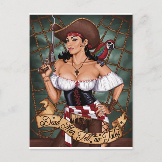 Tote erzählen keine Geschichten Postkarte (Vorderseite)