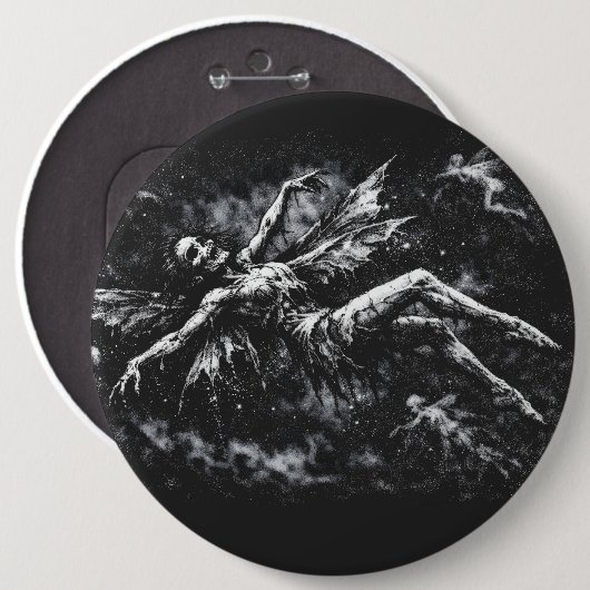 Tote Fee von BurnsInHell Button (Vorne & Hinten)