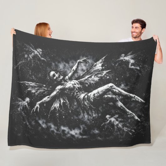 Tote Fee von BurnsInHell Fleecedecke (Beispiel)