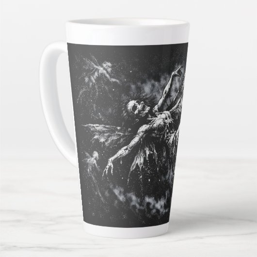 Tote Fee von BurnsInHell Milchtasse (Linke Ecke)
