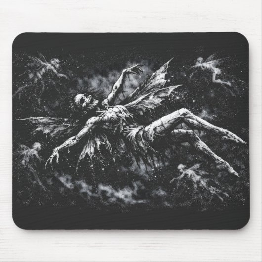 Tote Fee von BurnsInHell Mousepad (Vorne)