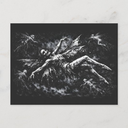 Tote Fee von BurnsInHell Postkarte (Vorderseite)