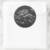 Tote Fee von BurnsInHell Runder Aufkleber (Tasche)