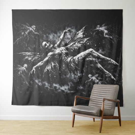Tote Fee von BurnsInHell Wandteppich (Beispiel (Horizontal))