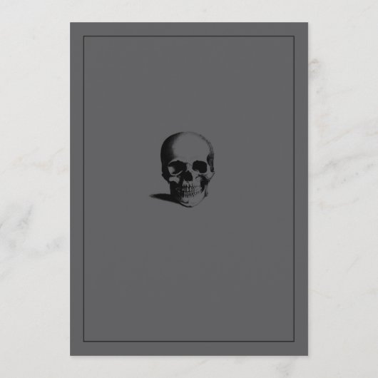 Tote Geburtstagskarte Programm (Rückseite)