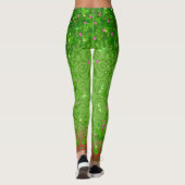 Tote Grün-Natur-Göttin Halloween-Leggings Leggings (Rückseite)