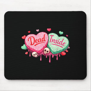 Tote Herzen Anti-Valentinstag lustiges Meme Mousepad