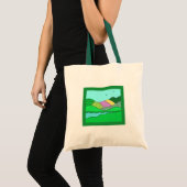 Tote - Hügelige Landschaft Tragetasche (Vorderseite (Produkt))