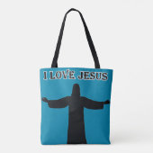 Tote ich liebe Jesus Tasche (Rückseite)