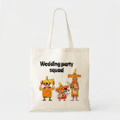 Tote Junggesellinnenparty oder Hochzeitsparty Tragetasche (Vorne)