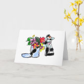 Tote Karte (Gelbe Blume)