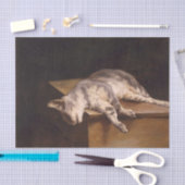 Tote Katze (Théodore Géricault) Seidenpapier (Handwerk)