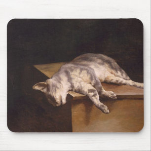 Tote Katze (von Théodore Géricault) Mousepad