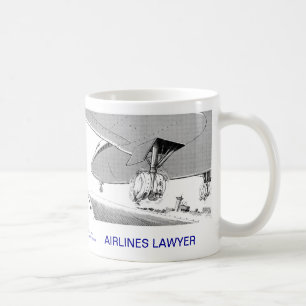 Tote Lawyer™ Fluglinien-Rechtsanwalt-Kaffee-Tass Kaffeetasse