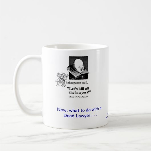 Tote Lawyer™ Kaffeetasse (Links)