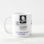 Tote Lawyer™ Kaffeetasse (Links)