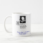 Tote Lawyer™ Klimarechtsanwalt-Kaffee-Tasse Kaffeetasse (Links)