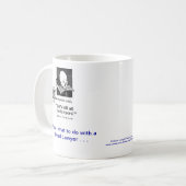 Tote Lawyer™ Sicherheits-Rechtsanwalt-Kaffee-Tasse Kaffeetasse (Vorderseite Links)