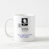 Tote Lawyer™ Steuer-Rechtsanwalt-Kaffee-Tasse Kaffeetasse (Links)