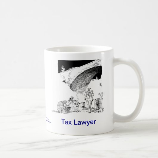 Tote Lawyer™ Steuer-Rechtsanwalt-Kaffee-Tasse Kaffeetasse (Rechts)