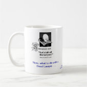 Tote Lawyer™ Unternehmensrechtsanwalt-Kaffee-Tasse Kaffeetasse (Links)
