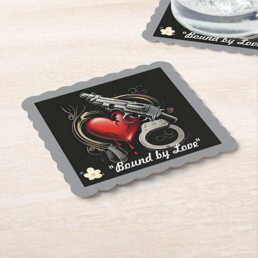 "Tote Leidenschaft" Untersetzer (angewinkelt)