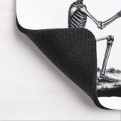 Tote Liebende Skelett-Paar Mousepad (Ecke)