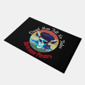 Tote Männer Pirate Party Willkommen Fußmatte (Schrägansicht)