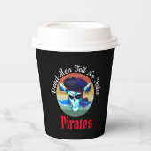 Tote Männer Pirate Party Willkommen Pappbecher (Vorderseite)