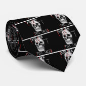 Tote Männer Schädel-Forensik CSIs Krawatte (Gerollt)