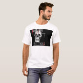Tote Männer Schädel-Forensik CSIs T-Shirt (Vorne ganz)