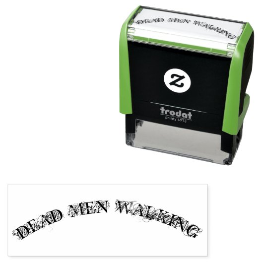 " TOTE MÄNNER WALKING " SPOOKY AUSSIEHT HALLOWEEN PERMASTEMPEL (Beispiel)