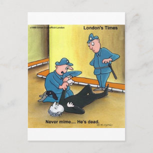 Tote Mime lustige T-Shirts Tassen Karten Geschenke